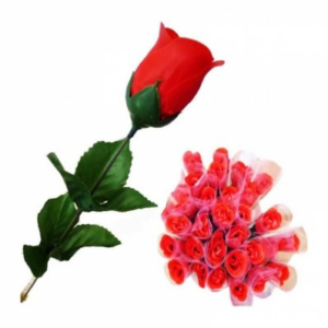 Rosa de pétalos de jabón